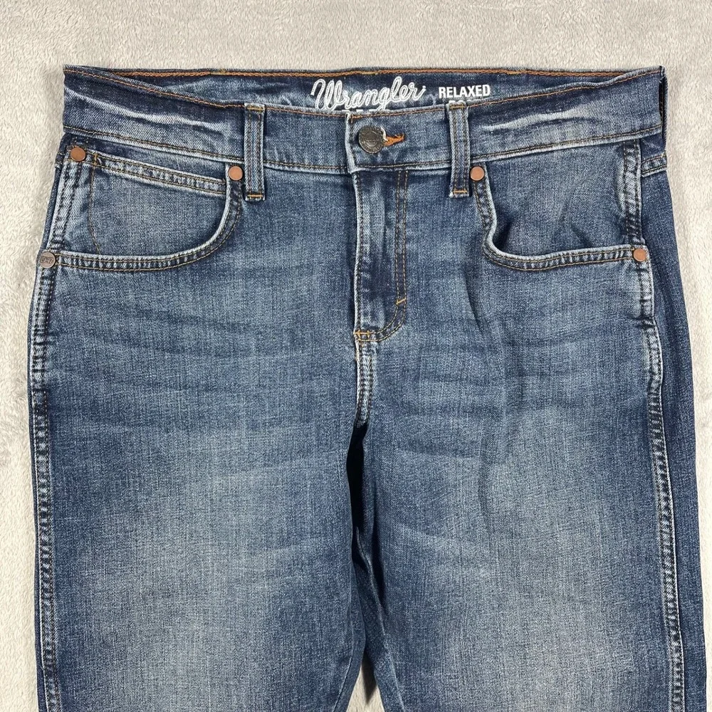 Wrangler Retro Relaxed Boot Jeans Mens 29(30)x30(29) Blue Medium‎ Wash WRT20MI